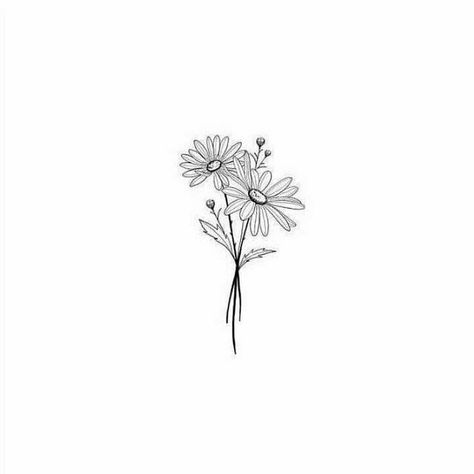 Small Daisy Flower Tattoos, Daisy Wrist Tattoo, Daisy Tattoos For Women, Daisy Fine Line Tattoo, Fine Line Daisy Tattoo, Daisy Tattoo Designs, Daisy Flower Tattoos, Tiny Wrist Tattoos, Tattoo Spots