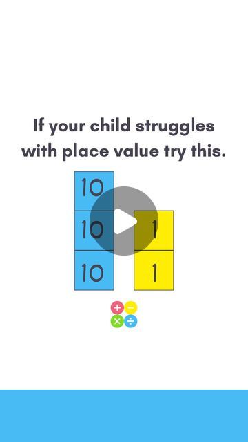 Navi | Math Activities on Instagram: "⬇️ If your child struggles with place value, try making it hands-on with this fun activity.  ✍🏽 Write down a two digit number on an index card or dry erase surface.  ➡️ Have your child build that number using two different sizes of building blocks and then write 10’s and 1’s on the corresponding blocks. Next, have them find the total for the 10’s and 1’s.  💡This simple set up, allows your child to see how the digits represent the number of units for each place value while writing the actual number underneath provides a visual for the numeric value of that particular position.  ✅ Share this reel and follow for more math activities." Number Place Value, Place Value Activities, Index Card, Math Addition, Place Value, Place Values, Numeracy, Alphabet Activities, Addition And Subtraction