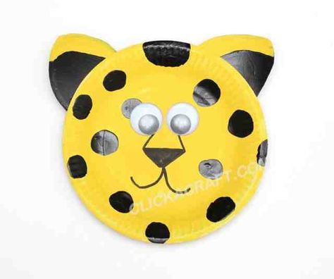 arts and crafts with paper plates | ... www.clickacraft.com/crafts-material/paper-plate/paper-plate-leopard