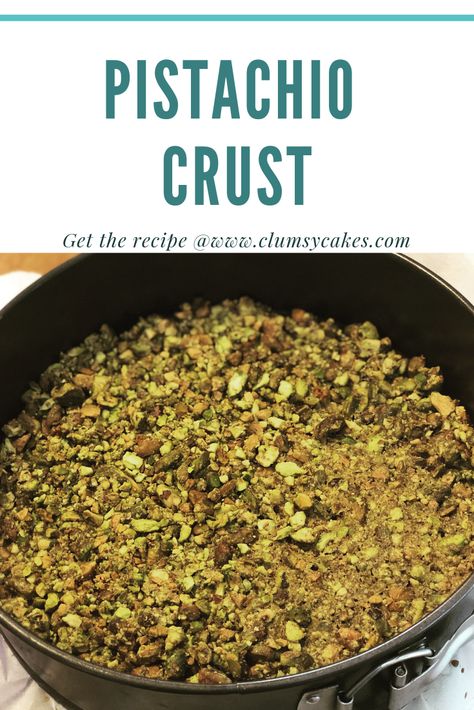 Pistachio Pie Crust, Pistachio Graham Cracker Crust, Pistachio Crust Cheesecake, Pistachio Tart Crust, Nut Crust For Cheesecake, Sugar Free Pistachio Dessert, Keto Pistachio Dessert, Pistachio Crunch, Keto Pistachio