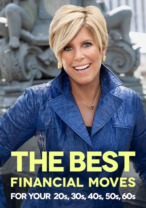 Suze Orman: The Best Financial Moves for Your 20s, 30s, 40s, 50s, 60s and Beyond #suzeorman #financial #help #repair Savings For Kids, Dave Ramsey Baby Steps, Suze Orman, Retirement Advice, Savings Planner, Your 20s, Money Saving Plan, Budget Planer, Finance Saving