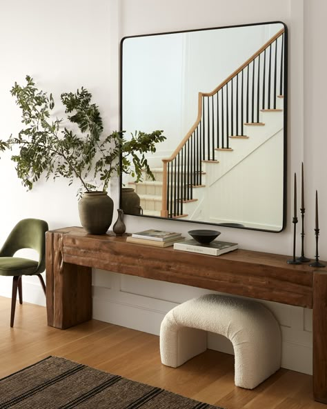 Hoffstot — Far Studio Storage Hallway, Home Making, Hallway Ideas Entrance, Home Entrance Decor, Living Room Mirrors, Living Room Decor Modern, Hallway Ideas, Living Room Inspo, Dream House Decor