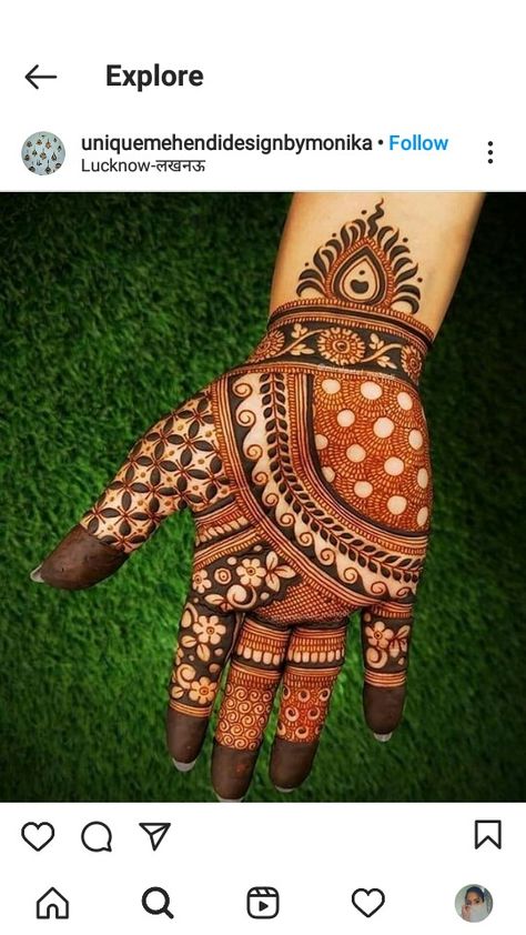 Simpal Mehandi Designs For Hands Palm, Plam Mehandi Designs, Bharva Mehndi Designs, Mehndi Classes, Palm Mehndi Design, Mehndi Designs Bridal Hands, Rose Mehndi Designs, Latest Henna Designs, Mehndi Designs For Kids