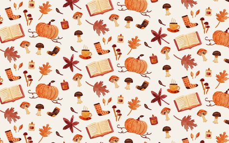 It's Not Serious!: Wallpaper Giveaway - Cosy Autumn Halloween Wallpaper Laptop Aesthetic, Autumn Desktop Background, Cute Autumn Wallpaper Laptop, Cosy Desktop Wallpaper, Cute Fall Desktop Wallpaper, Autumn Wallpaper Aesthetic Laptop, Autumn Laptop Wallpaper Aesthetic, Horizontal Fall Wallpaper, Autumn Desktop Wallpaper Aesthetic