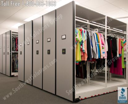 Storing Hanging Garments Costumes and Uniforms Mobile Racks Austin Waco Killeen San Marcos Houston Beaumont Victoria Costume Storage, Dance Studio Design, High Density Storage, Museum Storage, Technical Theatre, Inventory Storage, Props Storage, Mobile Shelving, Office Storage Solutions