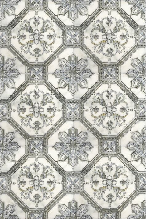 Traditional Flooring Pattern, Bathroom Flooring Vinyl, Bathroom Flooring Tile, Floor Plans Bathroom, Floor Porcelain Tile, Bathroom Floor Tile Patterns, Classic Pattern Design, Bathroom Flooring Ideas, Floor Porcelain