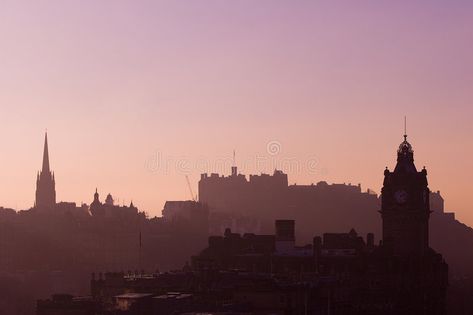 Edinburgh Landscape, Herb Book, Marathon Tattoo, Edinburgh Skyline, Scottish Landscape Painting, Edinburgh Fringe, Castle Silhouette, Silhouette Sunset, Back Of Arm Tattoo