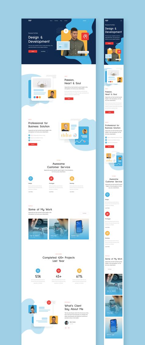 Mobile Version Website Design, Desktop And Mobile Web Design, Portfolio Mobile Design, Mobile Website Layout, Mobile App Website Design, Mobile Website Design Inspiration, Mobile Website Design Layout, Landing Pages Design, Emailer Design Layout