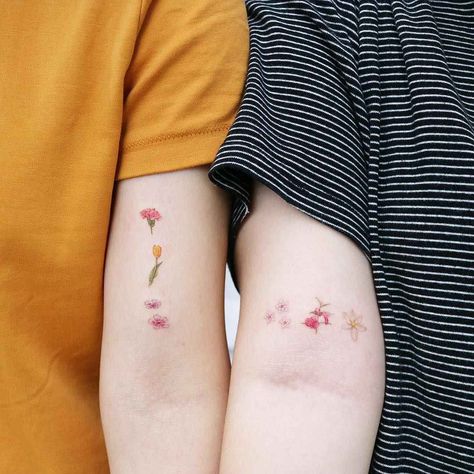 Tattoo artist Heemee, color lightness minimalistic tattoo | Seoul, Korea | #inkpplcom #lighttattoo #minimalistic #minimalistictattoo #minimalisticart #jewelry #jewelrytattoo #minimalicticjewelry #minimalism Colorful Minimalist Tattoo, Korea Tattoo, Minimalist Tattoo Meaning, Paris Tattoo, Typography Tattoo, French Tattoo, Colorful Minimalist, Tattoo Minimal, Delicate Tattoo