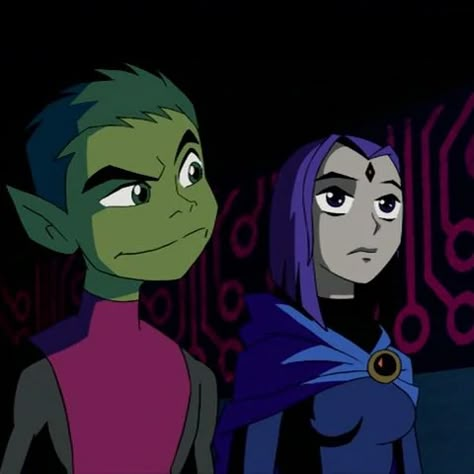 Brother Blood, Character Couples, Garfield Logan, Iconic Cartoon Characters, Robin Starfire, Teen Titans Love, Starfire And Raven, Rachel Roth, Raven Beast Boy