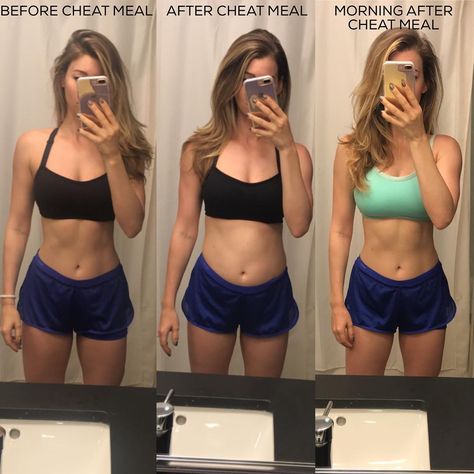 Anna Victoria Shares 'Cheat Day' Photo Of Belly Bloat | Women's Health Cheer Abs, Healthy Cheat Meals, Anna Victoria, Before And After Pics, Cheat Day, Important Message, Cheat Meal, Six Pack Abs, Fitness Blogger