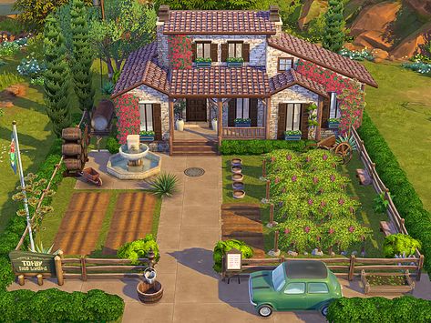 Sims 4 Houses No Cc, Sims Legacy Challenge, Tiny Log Cabin, Lotes The Sims 4, Sims Challenge, The Sims 4 Lots, Sims 4 Kitchen, Sims Houses, Sims Free Play