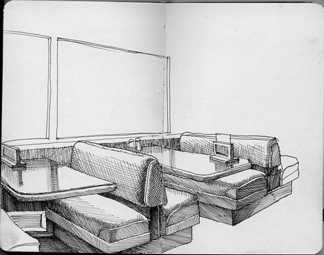 jb's diner | Paul Heaston | Flickr Diner Drawing, Paul Heaston, Diner Booth, Perspective Sketch, Painting References, Street Racing Cars, Gcse Art, Street Racing, Racing Cars