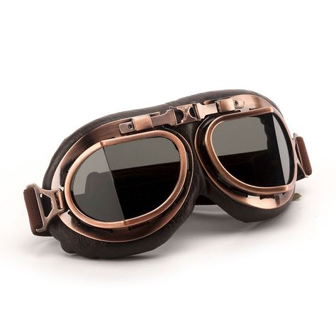 Biker Goggles, Cyberpunk Streetwear, Steampunk Motorcycle, Motorcycle Cruiser, Aviator Goggles, Retro Helmet, Motorbike Helmet, Motorcycle Goggles, Tac Gear