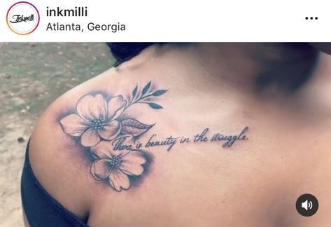 Shoulder Half Sleeve Tattoos For Women Unique, Imperfect Flower Tattoo, Chest Memorial Tattoos For Women, Shoulder Tattoos For Women Bible Verse, God Shoulder Tattoos For Women, Clavicle Tattoos For Women Quotes, Cute Shoulder Tattoos For Women, Front Shoulder Tattoos For Women Unique, Shoulder To Neck Tattoos For Women