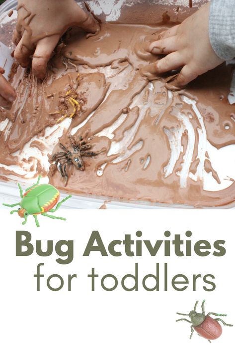 bug activities for toddlers Bug Reggio Activity, Bug And Insect Activities For Toddlers, Bug Invitation To Play, Bugs Butterflies And Insects Activities, Bugs Theme For Toddlers, Bug Activity For Toddlers, Insect Lesson Plans For Toddlers, Toddler Insect Crafts, Insect And Bugs Preschool Activities