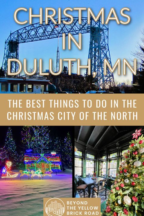 Christmas in Duluth is a magical time filled with events, markets, and more. Here's everything to do in the Christmas City of the North this holiday season. Duluth Minnesota Winter, Midwest Travel Destinations, Midwest Road Trip, Christmas Things To Do, Duluth Mn, Christmas Destinations, Christmas Markets Europe, Midwest Travel, Christmas Events