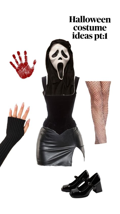 Scream Halloween costume idea 😱🎃👻 #halloween #halloweencostume #costume #scream #movie Hoween Costume Ideas, Billy Loomis Halloween Costume, Female Scream Costume, Halloween Costumes Scream, Scream Halloween Costume, Ghostface Costume, Scream Costume, Holloween Costumes, Scream Halloween