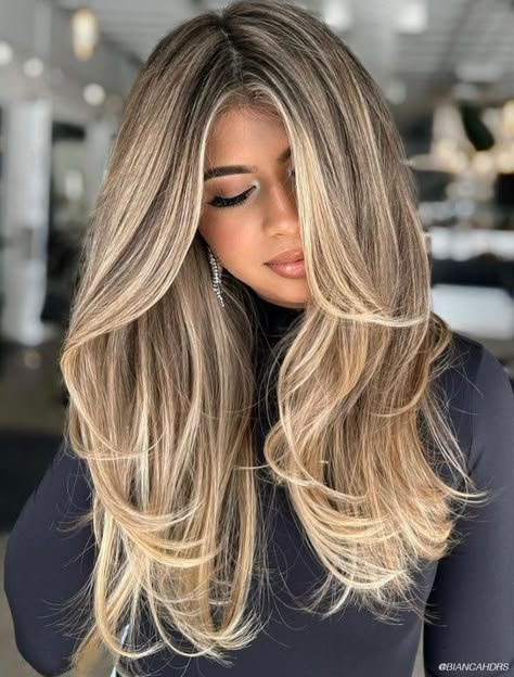 It's summer! Which means #BlondingSeason is back! Here is how to achieve this seasons top shades! 💁 ☀️ #blondehairdontcare #summer2022 Hottest Haircuts, Spring Haircuts, Subtle Layers, Blonde Hair Inspiration, Blonde Hair With Highlights, Long Locks, Long Blonde, Haircuts For Long Hair, Long Blonde Hair