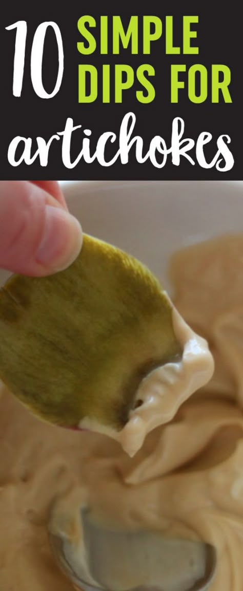 Artichoke Recipes Dipping Sauce, Artichoke Dipping Sauce Mayonnaise, Dip For Artichokes, Artichoke Aioli, Simple Dips, Dipping Sauce For Artichokes, Artichoke Sauce, Easy Dipping Sauce, Chipotle Aioli