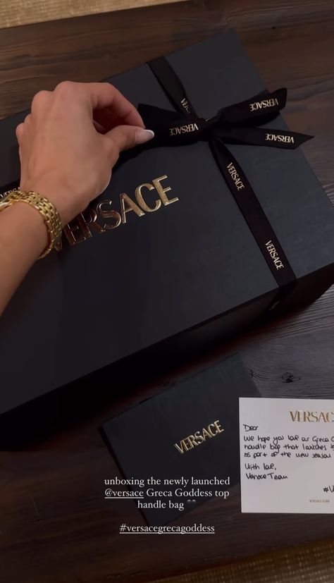 Pr Package Clothing, Clothing Pr Package, Luxury Pr Package, Pr Boxes Aesthetic, Versace Packaging, Sabyasachi Collection, Versace Gifts, Luxury Box Packaging, Pr Kit