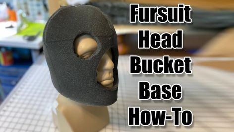 Bucket Style Foam Fursuit Head Base and Liner Pattern - Etsy Israel First Fursuit, Fursuit Head Base, Fursuit Tutorial, Foam Carving, Head Base, Fursuit Head, Foam Head, Puppet Making, Fun Crafts To Do