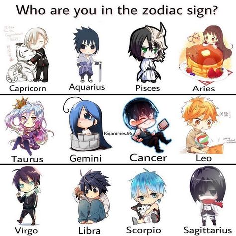 Anime Scenarios, Anime Horoscope, Taurus Memes, Zodiac Signs Pictures, Zodiac Sign Fashion, Zodiac Characters, Anime Zodiac, Zodiac Signs Capricorn, Zodiac Signs Pisces