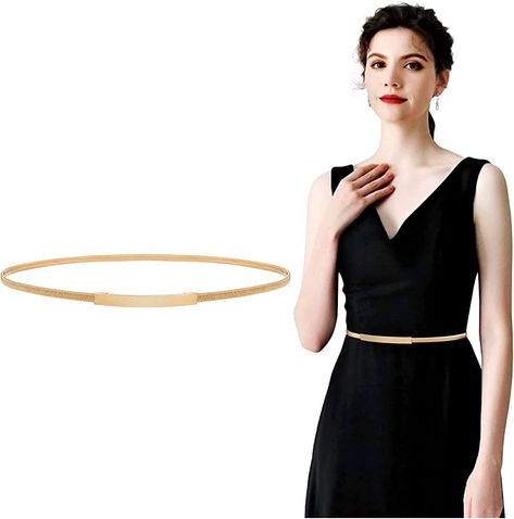 💐 GOLD METAL WAIST BELT 💐--- These gold belts are made of metal clasps and elastic metal spring waistband with slight weight. These stretchable metallic belts with smooth edges makes you feel more comfortable to wear on your waist. And the metal buckle can be hooked easily. Metal Waist Belt, Chain Waist Belt, Gold Metal Belt, Belt For Dress, Metal Dress, Belt Gold, Gold Belt, Chic And Elegant, Metal Spring