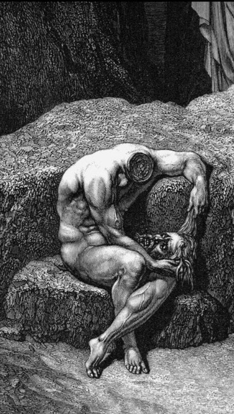 Dante's Inferno, Rennaissance Art, Gustave Dore, Dante Alighieri, Macabre Art, Occult Art, Dark Art Illustrations, Arte Inspo, Art And Illustration