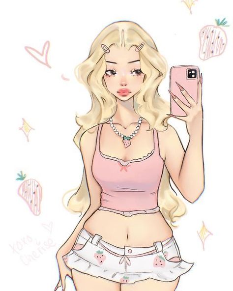 Blonde,art,reference,art,pfp,anime,drawing,strawberry,pink,inspo,outfitimspo Drawing Hands, 얼굴 그리기, Drawing Faces, Pretty Drawings, Dessin Adorable, Charcoal Drawing, Cute Art Styles, Book Art Drawings, Art Tutorials Drawing