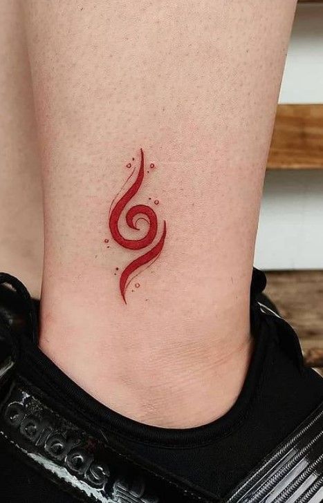 Anbu Tattoo, Gaara Tattoo, Tato Naruto, Molecule Tattoo, Tattoo Anime, Red Tattoo, Pen Tattoo, One Piece Tattoos, Naruto Tattoo