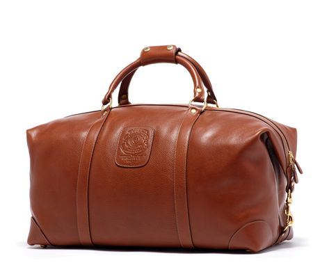 Ghuka | CAVALIER II No. 97 Luxury Leather Bag, Soft Leather Handbags, Leather Duffel Bag, Chestnut Leather, Leather Duffel, Sac Week End, Leather Duffle Bag, Leather Travel Bag, Leather And Canvas