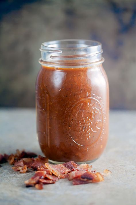 Smoked Tomato and Bacon Vinaigrette // @Healthy. Delicious. Bacon Vinaigrette, Smoked Tomatoes, Portuguese Food, Condiment Recipes, Bacon Tomato, Vinaigrette Recipes, Homemade Salads, Awesome Food, Plum Tomatoes