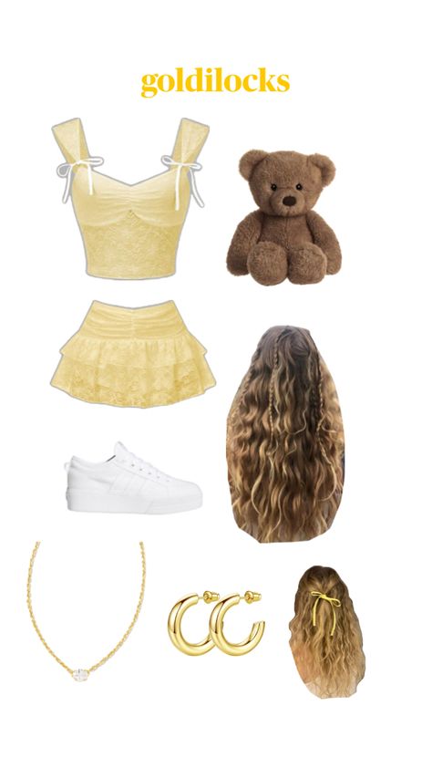 Goldy Locks Costume Women, Goldilocks Halloween Costume, Goldilocks Costume, Grade 12, Halloween 2024, Purim, Fall 2024, Costumes For Women, Halloween Ideas