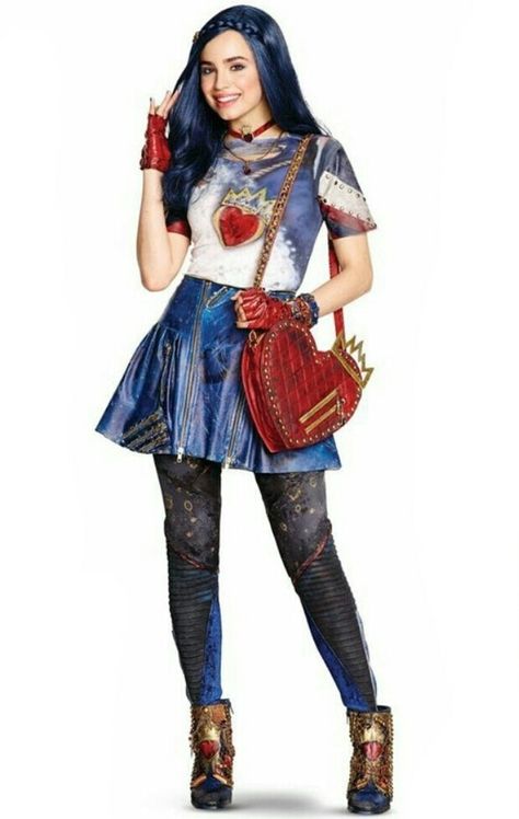 Disney Descendants Costume, Evie Costume, Descendants Clothes, Evie Descendants, Descendants Costumes, Disney Descendants Movie, Descendants Characters, Mal And Evie, Disney Channel Descendants