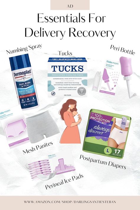 Postpartum Recovery Kit, Birth Recovery, Postpartum Essentials, Postpartum Doula, Essential Products, Baby Facts, After Giving Birth, Postpartum Care, Postpartum Recovery