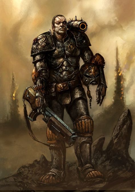 jaghatai-khan: “Adeptus Arbites: GW looked at Judge Dredd and said, “I want that.” ” 40k Arbites, Adeptus Arbites, Warhammer 40k Rpg, Dark Heresy, Grim Dark, Astra Militarum, Warhammer 40k Art, 40k Art, Warhammer 30k