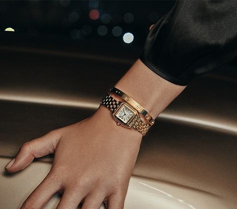 Cartier Watches Women, Vintage Watches Women, Cartier Panthere, Expensive Watches, Womens Watches Luxury, Cartier Watch, Stylish Watches, Fine Watches, Mens Luxury