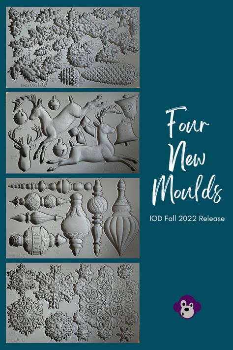 Moulds For Furniture, Iod Molds Projects Craft Molds, Iod Mould Projects, Iron Orchid Designs Moulds Ideas, Iod Christmas 2023, Iod Molds Projects Christmas, Iod Moulds Ideas Christmas, Iod Christmas Ornaments, Iod Moulds Ideas