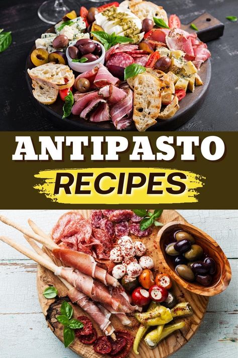 Take your dinner party game to the next level with these antipasto recipes. Loaded with meats, cheeses, spreads, and more, they're sure to hit the spot. Antipasto Platter Ideas Presentation, Anti Pasta Platter, Easy Antipasto Salad, Antipasto Platter Italian, Antipasto Tray, Antipasto Plate, Antipasto Recipes, Antipasto Appetizer, Marinated Cheese