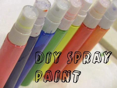 DIY Spray Paint : 4 Steps (with Pictures) - Instructables Homemade Finger Paint, Useful Projects, Diy Spray Paint, Kids Homemade, Homemade Art, Acrylic Spray Paint, Diy Sprays, Art Supply Stores, Spray Paints