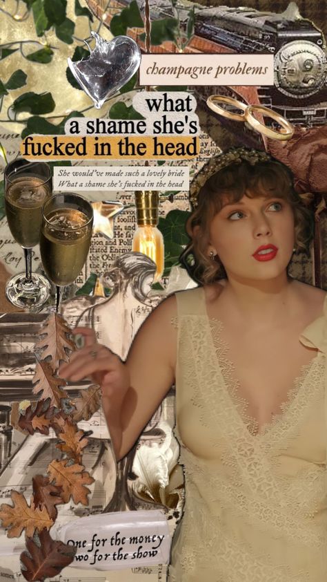 champagne problems ￼#taylorswift #evermore Champagne Problems Costume, Taylorswift Evermore, One For The Money, Champagne Problems, R + E, Connect With People, Your Aesthetic, Creative Energy, Taylor Swift