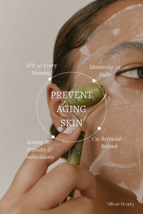 Who doesn’t want youthful, healthy skin? There are ways to prevent visible skin aging and maintain your complexion. 1.) Use an SPF 50 daily, rain or shine this should be the last step to your morning routine. 2.) Moisturize like your skin depends on it (cause it does). Morning and night, keep your skin HYDRATED. 3.) Retinoids/Retinol is great for pesky sun damage & may even prevent it! 4.) Antioxidants & Peptides work wonders to ease inflammation, repair damaged skin, and evens out skin tone. Skin Care Social Media Design, Before And After Skincare, Skin Care Social Media, Skin Facts, Esthetician Marketing, Skin Care Business, Forehead Wrinkles, Face Exercises, Aesthetic Clinic