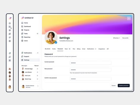 Ecommerce Profile Page Design, Web Design Profile, Profile Ui Web, User Profile Ui Design, Profile Page Ui, Ui Ux Website, Profile Website, Web Ideas, Ui Design Trends