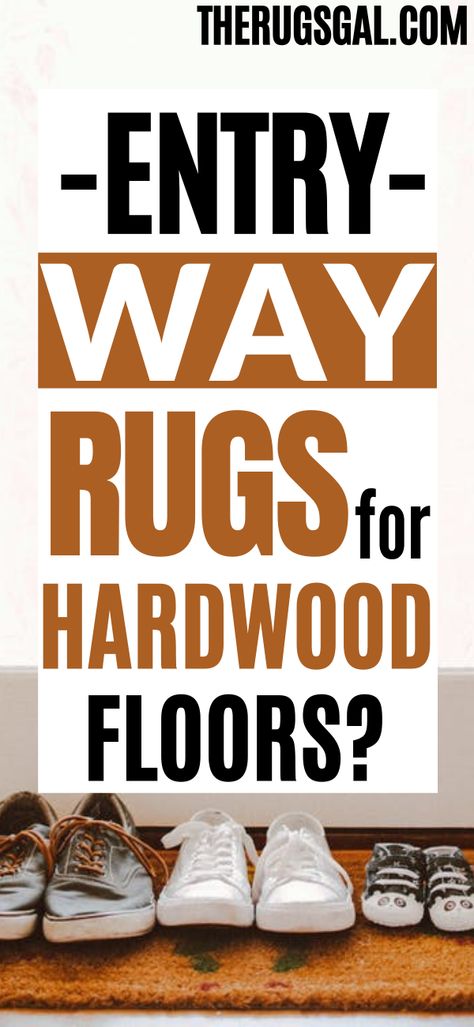 A guide to the best entrance rugs for hardwood floors. Find suggestions to the best entryway rugs for hardwood floors in the kitchen, living room and bedroom among other spaces in your home. Entryway Rug Size Guide, Area Rugs On Carpet, Diy Rug Painting, Rugs Under Dining Table, Area Rugs In Bedroom, Rugs Placement, Rug Sewing, Rug Painting, Area Rug Placement