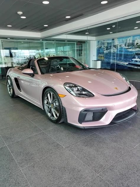 Pink Porche, Car Ideas Accessories, Pink Porsche, Fastest Car, Car Quotes, Aesthetic Car, Car Decorations, Porsche Gt3, Bugatti Chiron