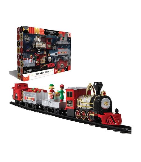 FAO Schwarz - Toy Train Set - 30 Piece Motorised with Sound | Target Australia Christmas Tree Train Set, Christmas Tree Train, Train Christmas, Toy Trains Set, Train Cars, Toy Trains, Fao Schwarz, Modern Toys, Gifted Education