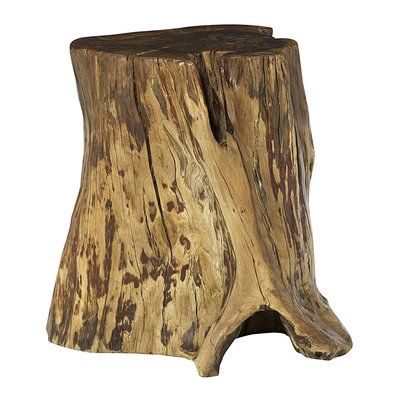 Tree Stump Coffee Table, Stump Coffee Table, Contemporary End Tables, Rustic Side Table, Natural Tree, Tree Stump, Furniture Designs, Coffee Table Accents, South Shore