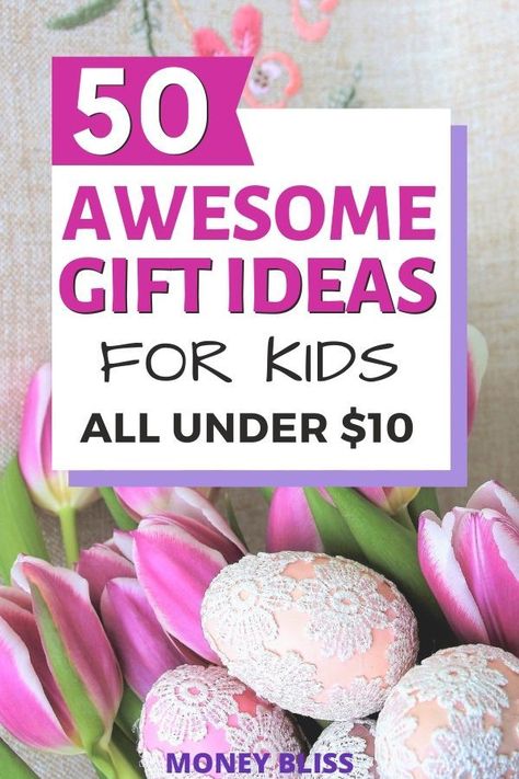 Easter Gift Ideas for Kids. Everything is under $10. Perfect to stay under your gift budget. The perfect present doesn't have to be cheap things. Find the best gift for boys and girls. Stuff those Easter baskets with no candy. Every child will be happy with simple presents. Cheap Easter Gifts, Inexpensive Easter Gifts, Easter Gift Ideas For Kids, Cheap Easter Baskets, Homemade Easter Gifts, Easter Teens, Simple Easter Baskets, Small Easter Gifts, Christmas Budget