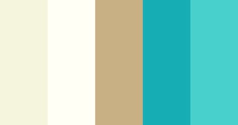 Turquoise And Tan Color Palette, Turquoise Beige Color Palette, Tan Color Palette, Turquoise Color Scheme, Turquoise Aesthetic, Teal And Beige, Turquoise Color Palette, Hexadecimal Color, Green Name